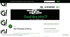 Desktop Screenshot of goodideajohng.com