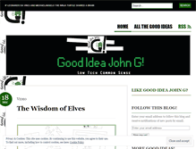 Tablet Screenshot of goodideajohng.com